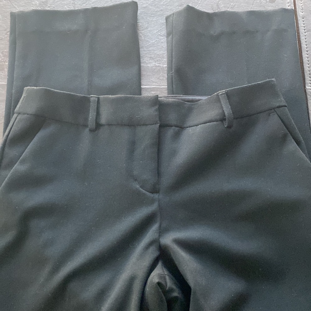 Express Barely Boot Black Slacks, Size 2r - image 2